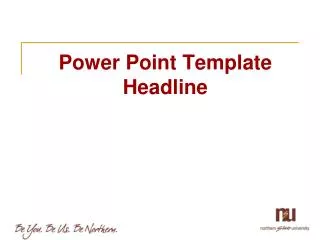 Power Point Template Headline