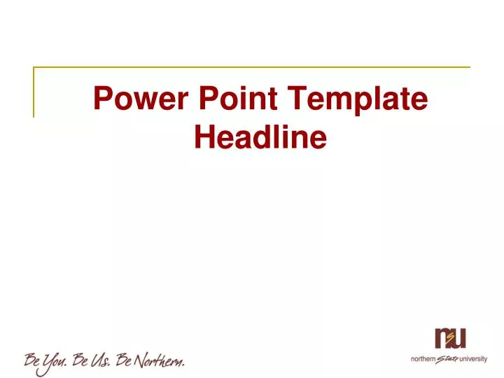 power point template headline
