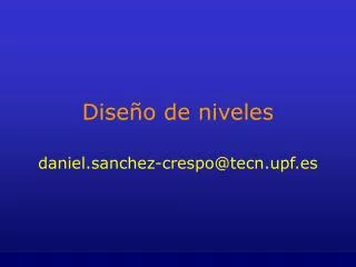 dise o de niveles