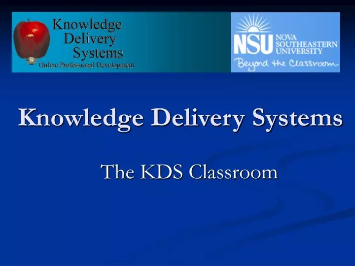 knowledge delivery systems
