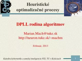heuristick optimaliza n procesy