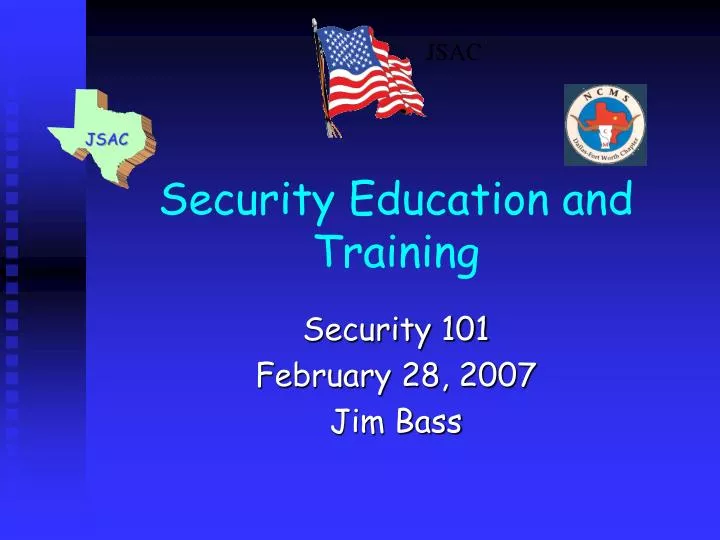 security education and training