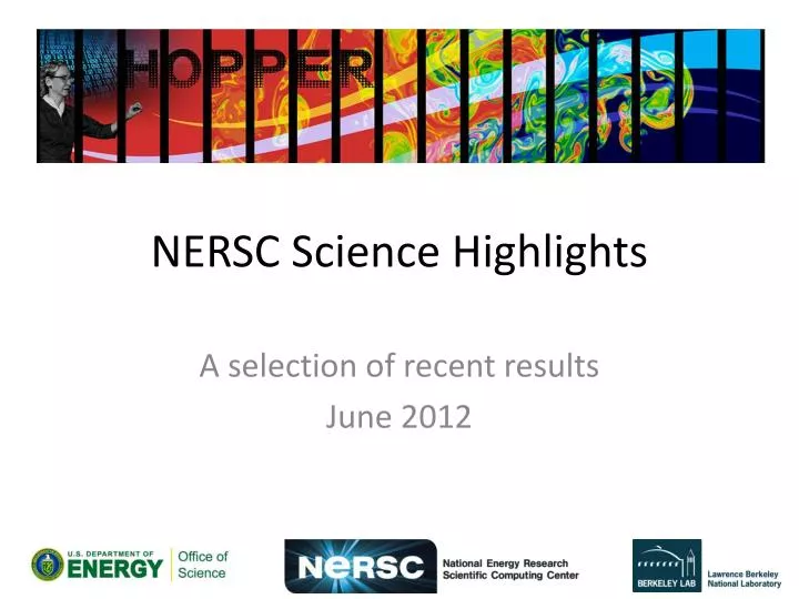 nersc science highlights