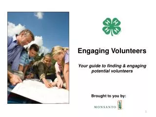 Engaging Volunteers Your guide to finding &amp; engaging potential volunteers