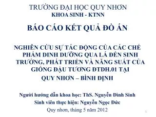tr ng i h c quy nh n khoa sinh ktnn