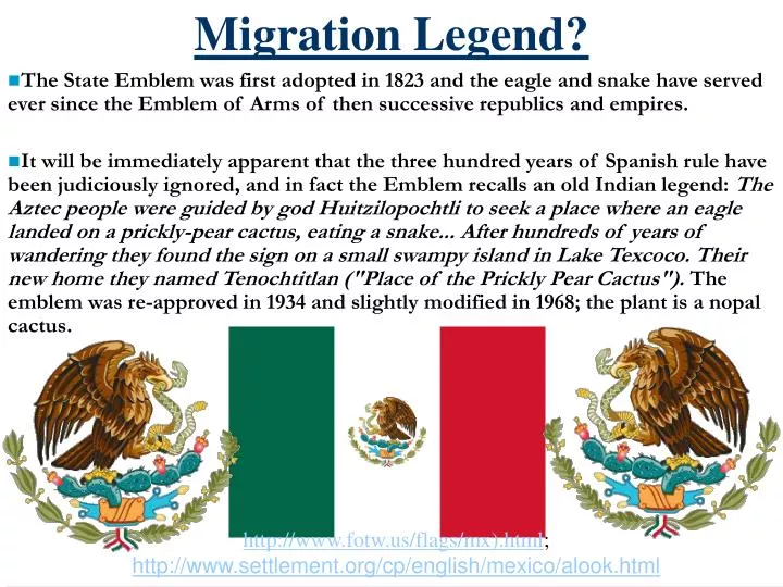 migration legend