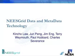NEESGrid Data and MetaData Technology