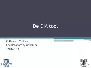 de dia tool