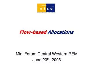 Flow-based Allocations