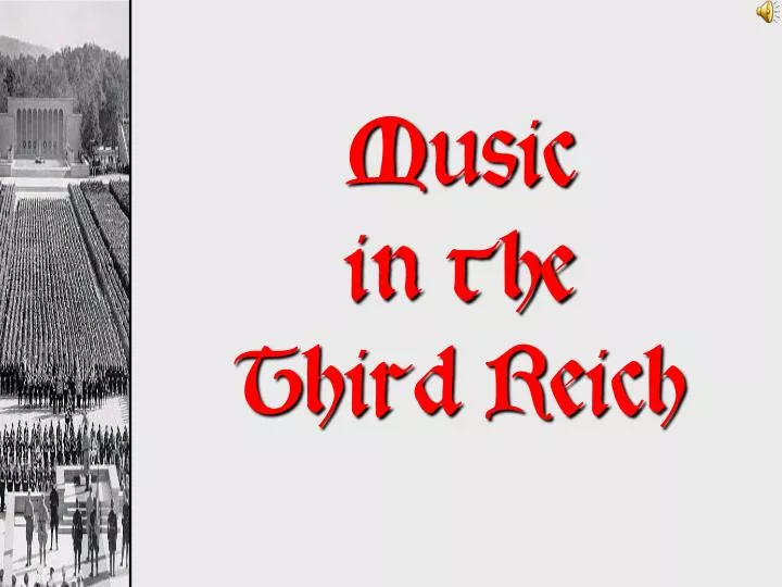 music in the third reich