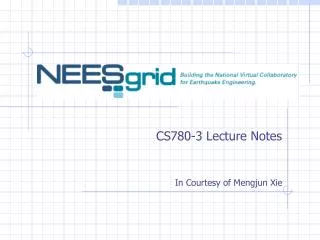 CS780-3 Lecture Notes In Courtesy of Mengjun Xie