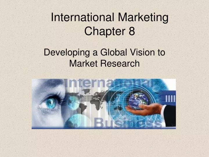 international marketing chapter 8