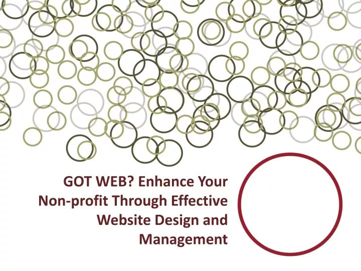 got web enhance your non profit through effective website design and management