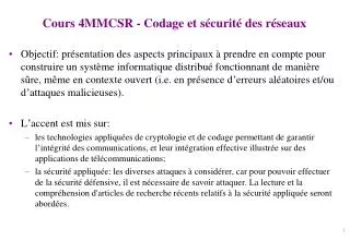 cours 4mmcsr codage et s curit des r seaux