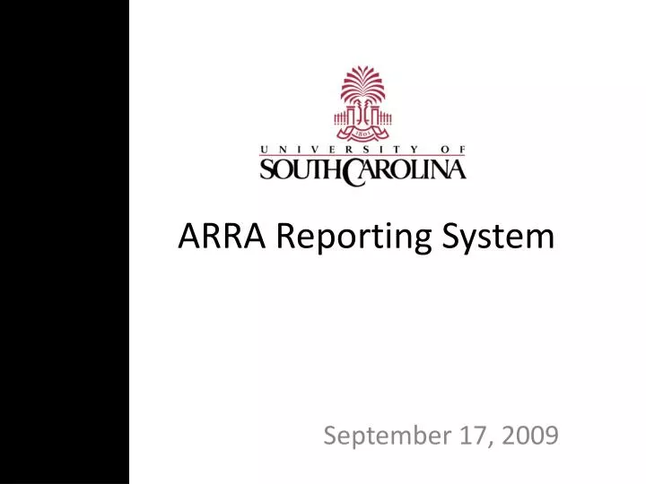 arra reporting system