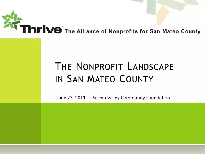 the nonprofit landscape in san mateo county