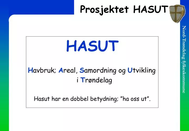 prosjektet hasut