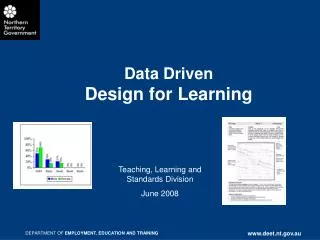Data Driven Design for Learning
