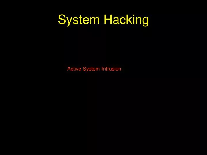 system hacking