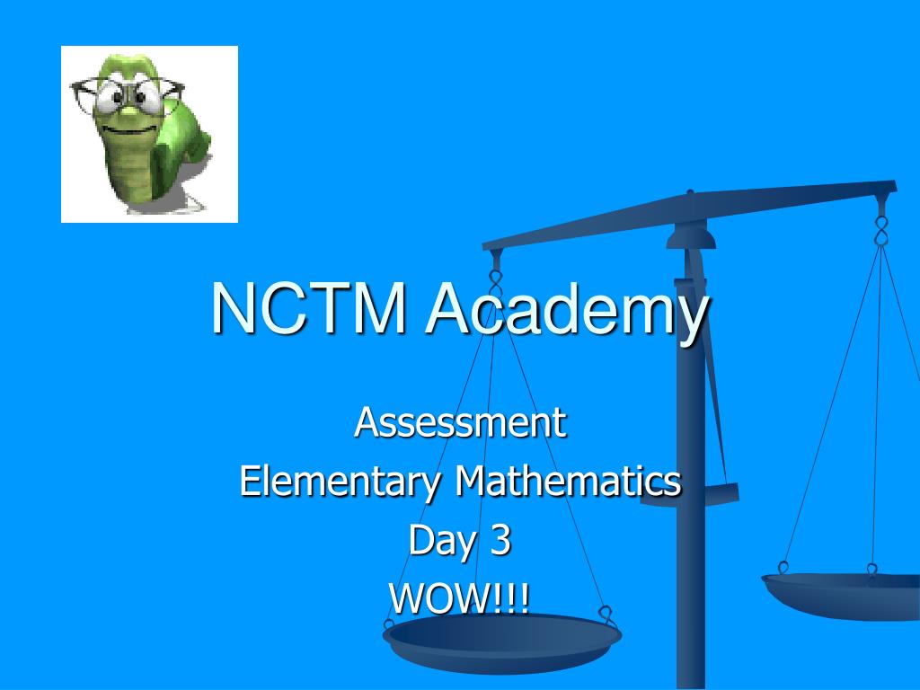 NCTM Academy - slide 1