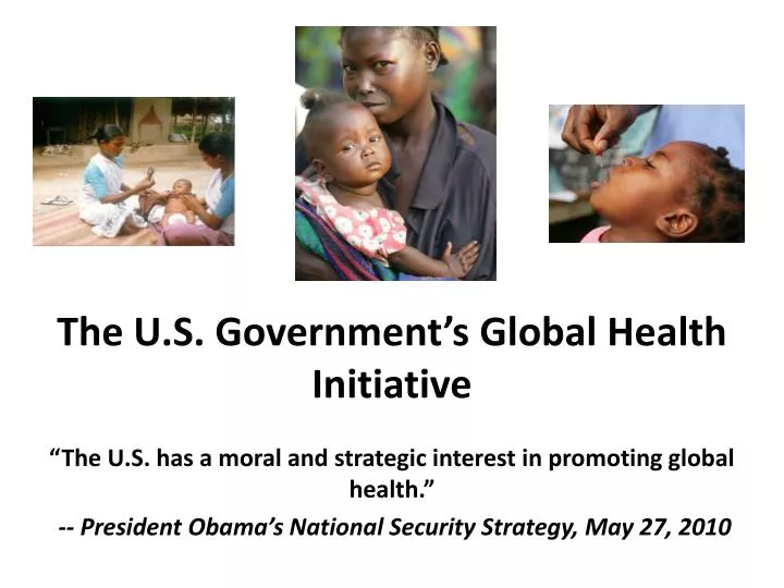 the u s government s global health initiative