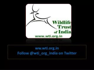 ww.wti Follow @wti_org_india on Twitter