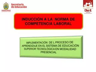 INDUCCIÓN A LA NORMA DE COMPETENCIA LABORAL