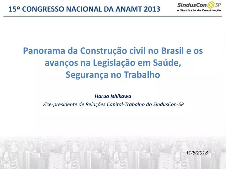 panorama da constru o civil no brasil e os avan os na legisla o em sa de seguran a no trabalho