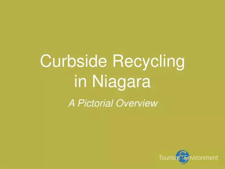 curbside recycling in niagara