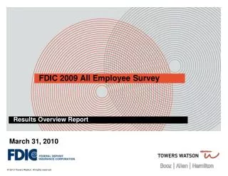 FDIC 2009 All Employee Survey