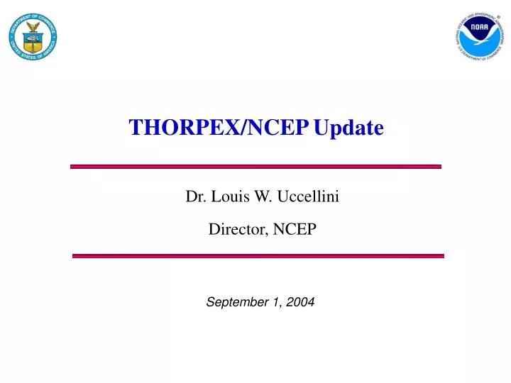 thorpex ncep update