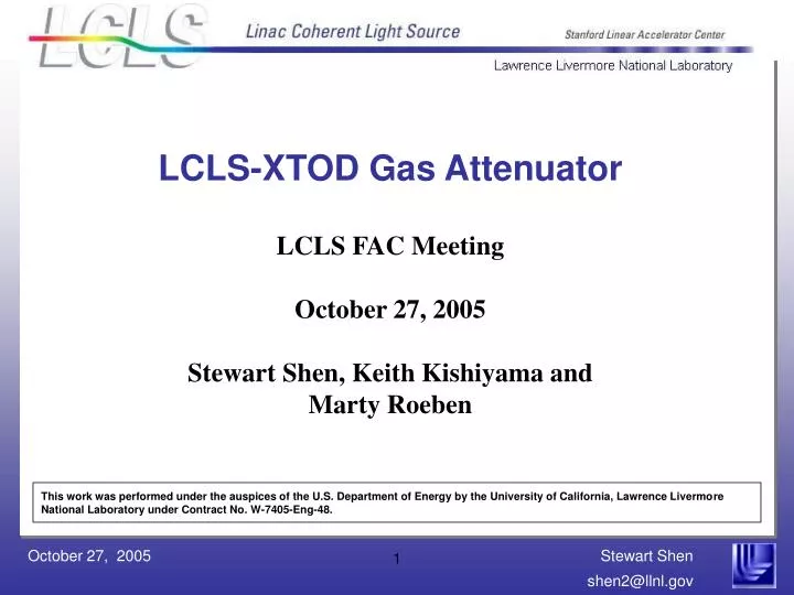 lcls xtod gas attenuator