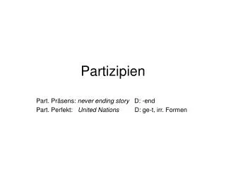 Partizipien