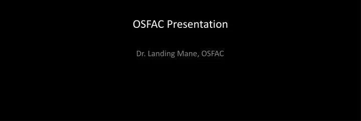 osfac presentation