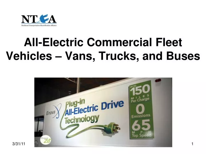 all electric commercial fleet vehicles vans trucks and buses