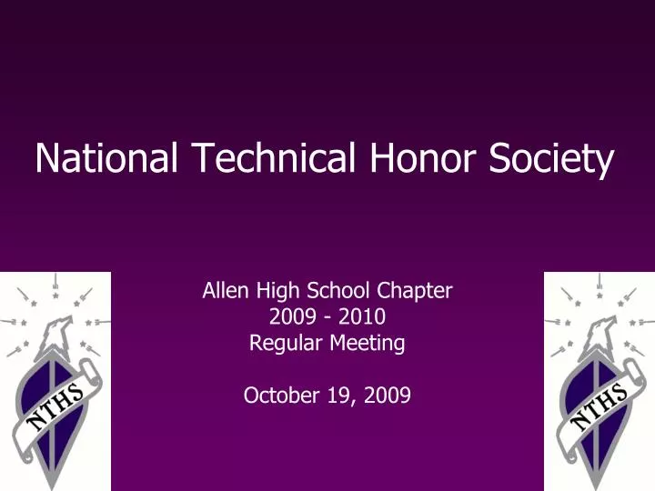 national technical honor society