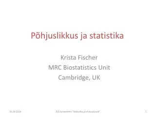 p hjuslikkus ja statistika