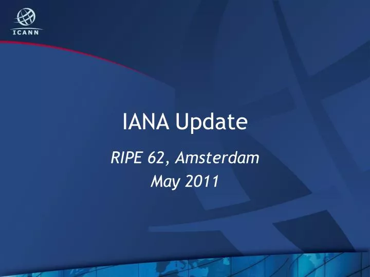 iana update
