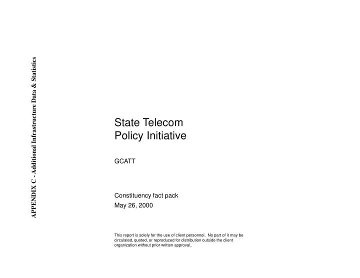 state telecom policy initiative