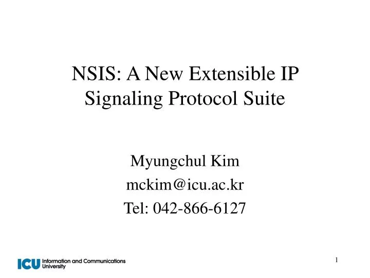 nsis a new extensible ip signaling protocol suite