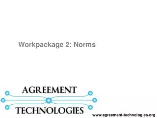 Workpackage 2: Norms