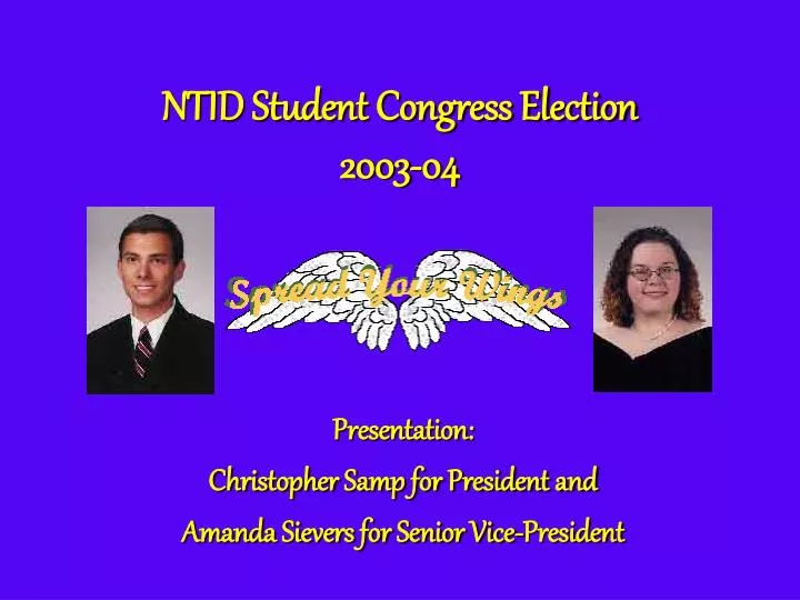 ntid student congress election 2003 04