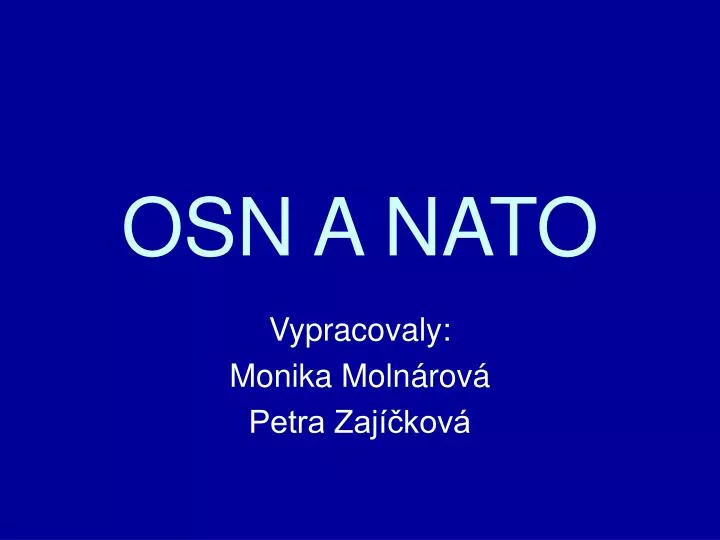 osn a nato