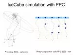Advanced Photon Propagation Simulation with PPC on GPU for IceCube Studies - slide 1