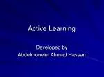 Active Learning - slide 1