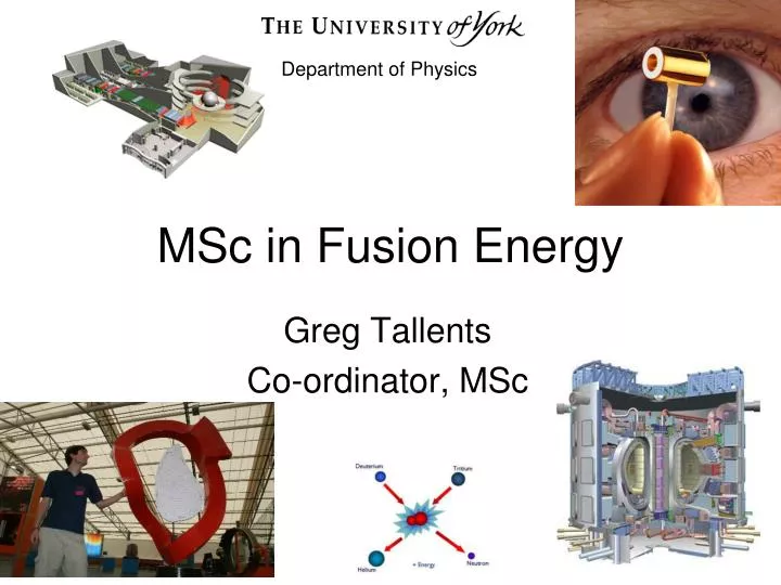 msc in fusion energy