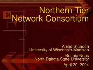 Northern Tier Network Consortium