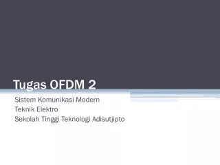 tugas ofdm 2