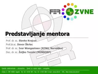 predstavljanje mentora