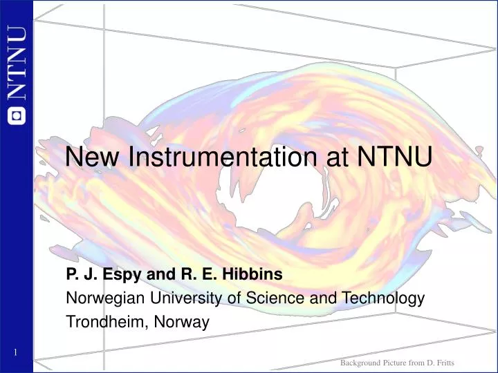 new instrumentation at ntnu